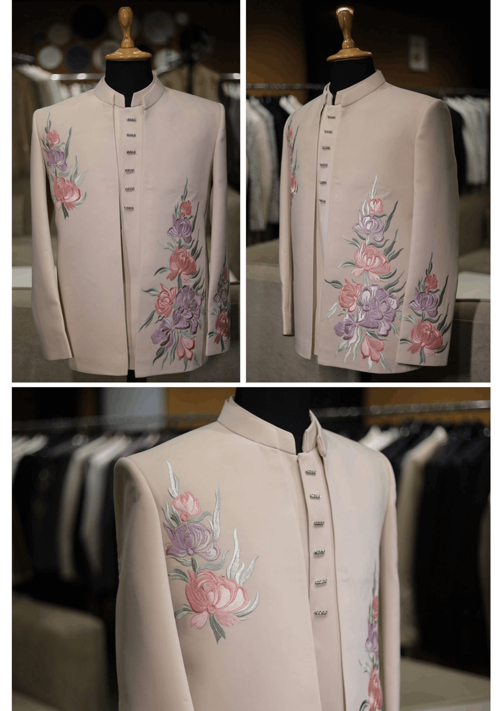 Floral Embroidered Jodhpuri