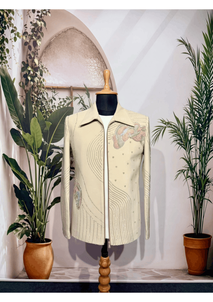 Pastel Floral Embroidered Jodhpuri